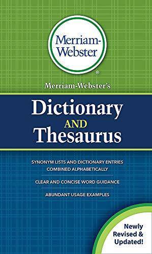語学・辞書・学習参考書 Merriam Webster's Dictionary of Synonyms Merriam-Webster's Dictionary and Thesaurus – Merriam-Webster